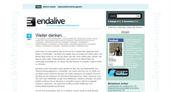 Desktop Screenshot of blog.endalive.com